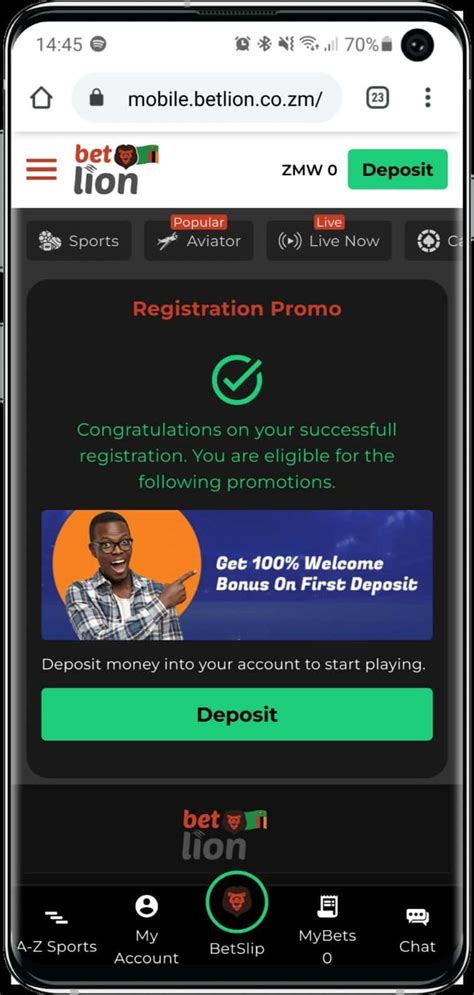 BetLion Registration Zambia 2024 .